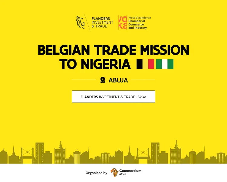 Belgian Trade Mission Flanders Abuja photowall artwork