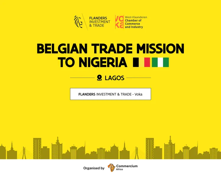 Belgian Trade Mission Flanders Lagos photowall artwork