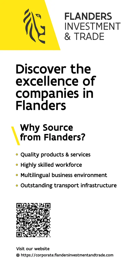 Flanders Belgian Trade Mission roll-up banner design