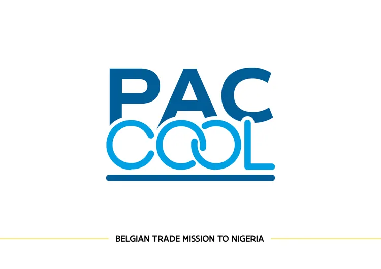 Belgian Trade Mission participant table label artwork