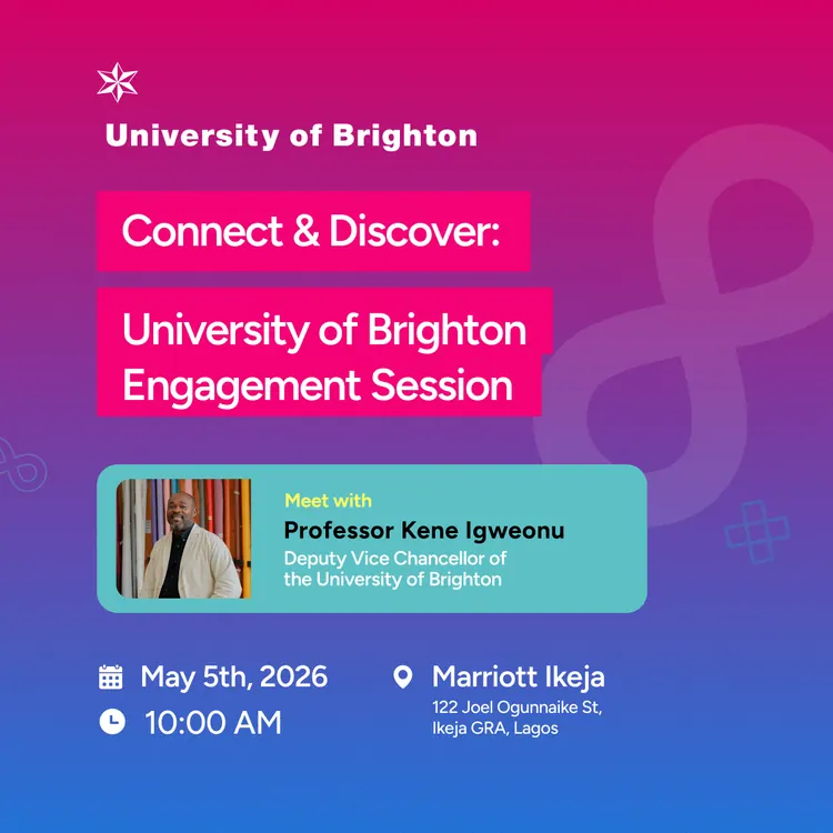 University of Brighton Connect and Discover session invitation