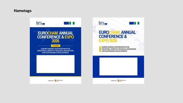 EuroCham conference event branding concept board, PDF page 3