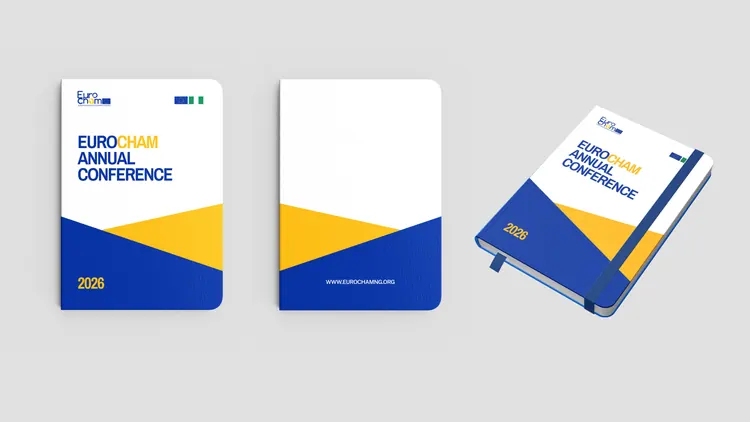 EuroCham conference event branding concept board, PDF page 6